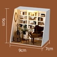 thumbnail image 3 of Juguete de casas de madera de jardín de Villa con decoración de muebles de Piano regalo para niños y adultos Tmvgtek libre de BPA, 3 of 7