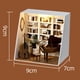 thumbnail image 4 of Juguete de casas de madera de jardín de Villa con decoración de muebles de Piano regalo para niños y adultos Ndcxsfigh  libre de BPA, 4 of 7