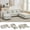 Beige, variant on GEEYOO 112" U Shaped Sectional Sofa with Storage,Convertible Cloud Sectional Couch with Chaise,6 Seat Couch with Adjustable Backrest for Living Room,Velvet,Assembly Required,Black