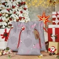 thumbnail image 6 of Honeii Pink Flamingo Print Small Burlap Bags,Christmas Drawstring Treat Bags Gift Bags Reusable Candy Goodie Wrapping Bags for Holiday Party Favors Supplies -Medium, 6 of 9