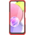thumbnail image 3 of Case for Samsung Galaxy A03S, Tyre Pattern Design Hybrid TPU+PC Material Double Layer Protection Shockproof Cover with Kickstand Phone Case for Samsung Galaxy A03S XC Red, 3 of 14
