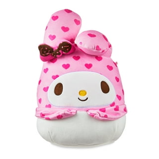 Squishmallow Official Kellytoys 10 Inch Hello Kitty Wearing Pink Plaid  Shirt and Bow Fall Halloween Edition Ultimate Soft Plush Stuffed Toy