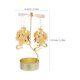 thumbnail image 2 of unbranded Portavelas De Acero Inoxidable Dorado Para Ambientar Bodas Y Fiestas, 2 of 6