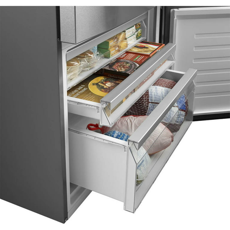 GE GBE10ESJSB Compact Bottom Freezer Refrigerator review: This small  bottom-freezer fridge was a big disappointment - CNET