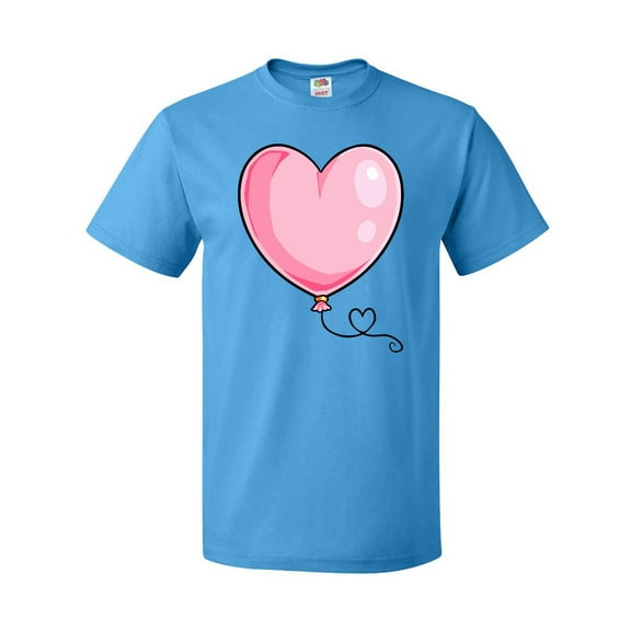 Inktastic Pink Balloon Heart T-Shirt