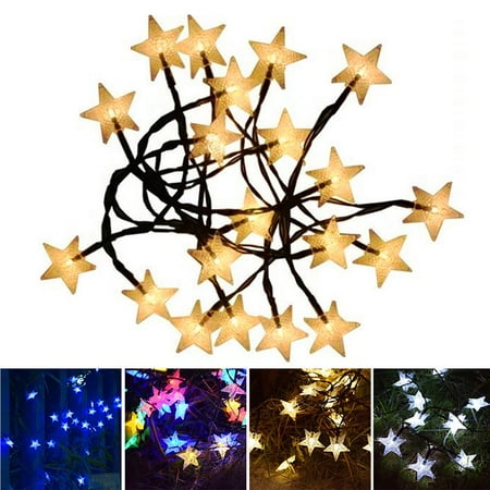 

Rainbow NEW 20/30/50/100 LED Star LED Solar Lamp Power LED Fairy Solar Garlands Garden Christmas Decor For Outdoor