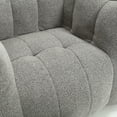 thumbnail image 3 of Homy Casa Lazy Sofa Bean Bag Chair with Ottoman, Chenille Reading & Gaming Chair for Adults, 3 of 8