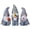 Color, variant on Mosiee 3Pcs Resin Gnome Garden Statue Outdoor Decor European Style Fairy Ornament Gray