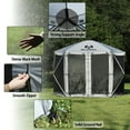 thumbnail image 6 of Mcombo 5-Sided Gazebo Portable Pop Up Tent Canopy, Shelter Hub Screen Tent for Outdoor Party (5-7 Persons), 1024-5PC, 6 of 8