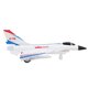thumbnail image 4 of Modelo de avión de aleación de alta simulación, juguete modelo de avión extraíble con sonido ligero, color blanco, 4 of 14