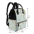 thumbnail image 2 of Wukai Bees Mummy Backpac,&nbsp;Diaper Bag Purse Breast Pump Bag Purse Diaper Bag for swim,gym,workout,large capacity backpack, 2 of 5