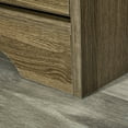 thumbnail image 6 of Vinsetto Lateral File Cabinet with Shelf, 2 Drawer Filing Cabinet for Letter Sized Papers, Print Stand, Charcoal Grey, 6 of 9