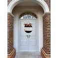thumbnail image 4 of Gather Together Wooden Front Door Sign Rustic Round Wreath Wall Hanger Porch Decor Four Seasons Farmhouse Decoration Housewarming Gift 12 Inches, 4 of 5