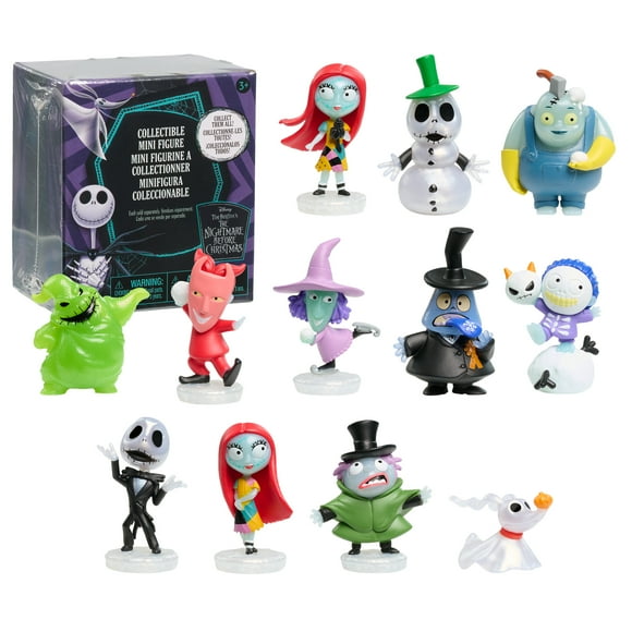 Disney Tim Burton's The Nightmare Before Christmas 6 cm Collectible Figure, Kids Ages 3 and up