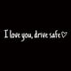thumbnail image 2 of Set de pegatinas para espejos seguros para conducir | Calcomanía de vinilo de corazón I Love You para la ventana del retrovisor del coche | Accesorios removibles impermeables para coches | 3 Pack, 2 of 8