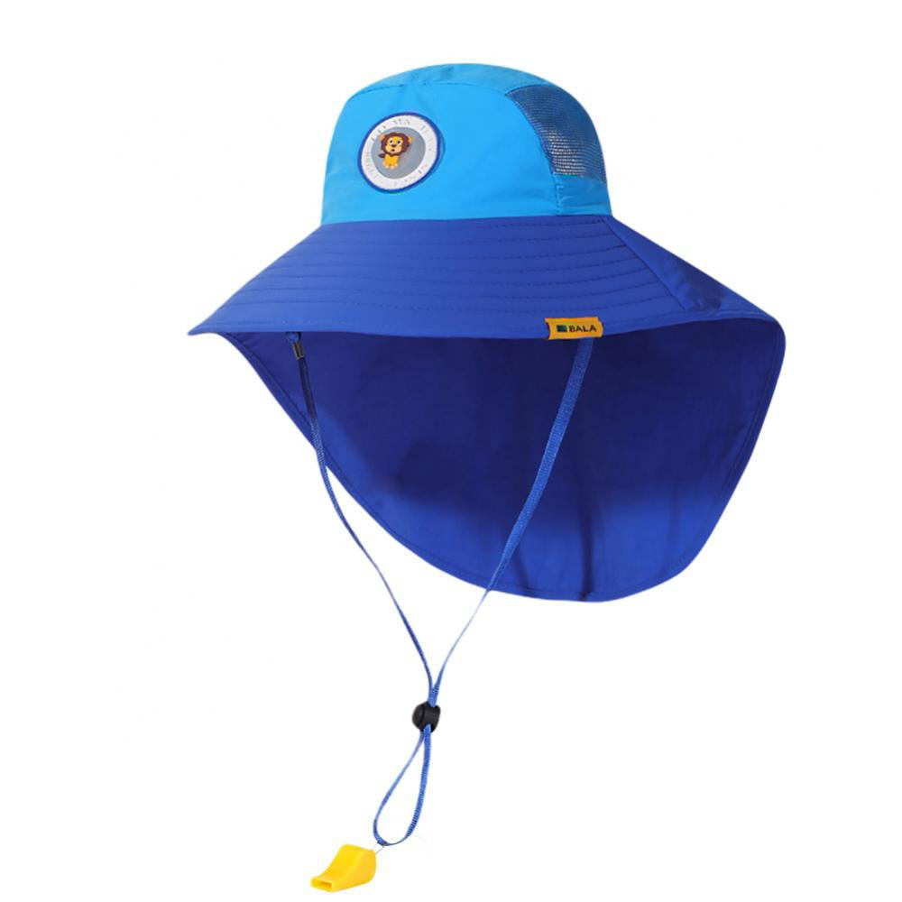 Sun Hat for Baby Toddler Kids Outdoor Activities UV Protecting Sun Hats Baby Fishing Hat Summer Play Hats with Neck Flap 