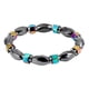 thumbnail image 2 of Fiudx Pulsera Magnética, Diseño de Titanio, Oro y Carbono, Construcción de Metal Resistente, Beneficios para La Salud, Ayuda a Controlar El Peso, Accesorio Unisex, Ajuste Cómodo., 2 of 6