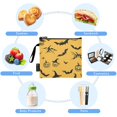 thumbnail image 5 of 3 Size Reusable Food Storage Bags Set Airtight Zipper Closure Lunch Snacks Travel Organizer Halloween-themed Hand-drawn Pattern, 5 of 8