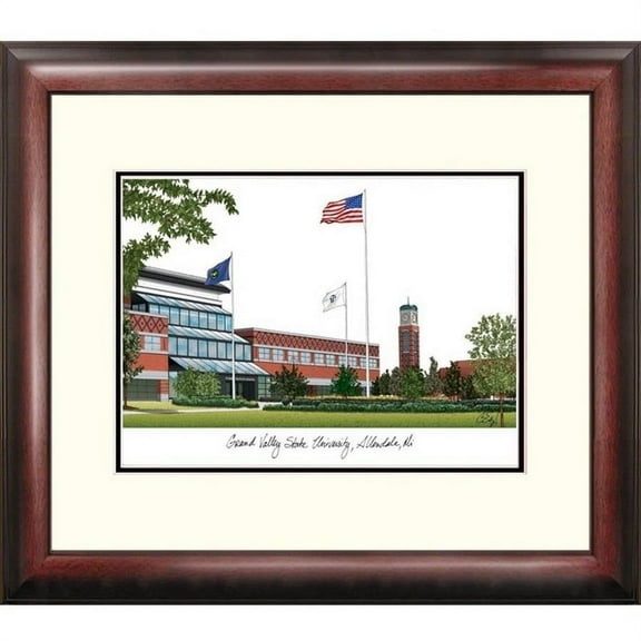 Grand Valley State University Alumnus Framed Lithograph