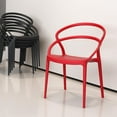 thumbnail image 2 of Compamia Pia Patio Dining Chair in Red, 2 of 6
