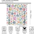 thumbnail image 2 of Cute Dog Paw Curtains,Cartoon Colorful Animal Dog Paw Print Window Treatments for Kids Boys Girls Bedroom Living Room Study Nursery Drapes 2 Panels Set,Total Size 42 x 54 Inch, 2 of 6