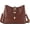 A-brown, variant on Women Fashion Shoulder Handbag Purse Alligator Embossing Messenger Bag Purse Small Satchel Bags