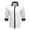 White, variant on Men's Relaxed Fit Embroidered Collar Casual Shirt - Long Sleeve Button-Down for Everyday Wear