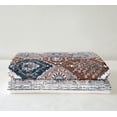 thumbnail image 3 of Vintage Plaid Blanket Persian Style Throw Blanket for Bed, Retro Bohemian Fleece Blanket Twin Size Tribal Paisley Sherpa Blanket, Oriental Medallion Fuzzy Blanket Women Girls Aesthetic Bedroom Decor, 3 of 6