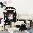 thumbnail image 1 of Conjunto de 5 piezas de mochila Kawaii para niñas, bolsa escolar para estudiantes, bolsas para libros, estuche para lápices, mochila de viaje para mujeres, 1 of 4