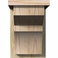 thumbnail image 2 of 8"W x 12"D x 12"H Monterey Rough Sawn Corbel w/Backplate, Douglas Fir, 2 of 9
