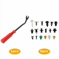 thumbnail image 1 of 5pcs Car Panel Trim Board Small Interior Decor Panel Rivets Clip Puller Plier Fastener Removal Tool 6 Inch Red Handle 220mm, 1 of 1