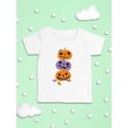 thumbnail image 3 of Funny Spooky Pumpkin Stack T-Shirt Infant -Image by Shutterstock,  12 Months, 3 of 4