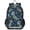 Tech Saurian, variant on Backpack for 6-12Y,17L Lightweight Travel Daypack with Reflective Strips & Chest Strap Nylon Vintage Cowboy Print