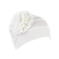 thumbnail image 2 of D-GROEE Women Side Flower Elastic Turban Solid Color Head Scarf Fashion Breathable Headwear, 2 of 5