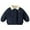 Navy, variant on Boys Lightweight Quilted Padded Jacket With Color Design For Kids Winter Warm Outerwear Coats
