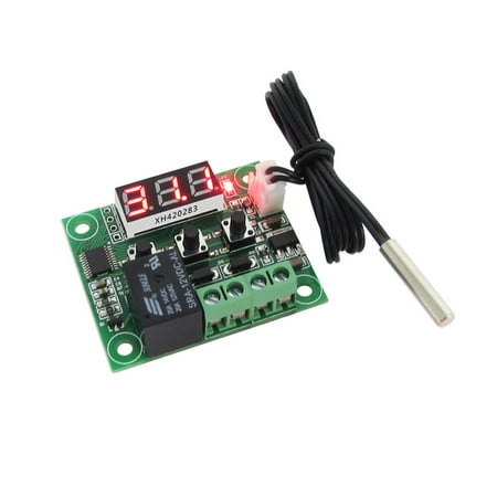 Digital Temperature Control System - -50-110°C W1209 DC 12V Digital Mini Thermostat Temperature Controller Control Switch Sensor Module