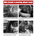 thumbnail image 4 of Funda para volante Osilly piel de coche 38 cm color rojo, 4 of 6