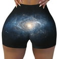 thumbnail image 2 of Honeii The Galaxy Print Women's Workout Shorts, Gym Shorts for Active Wear, Sports Shorts,Women's Running Shorts,Quick Dry Athletic Shorts-X-Large, 2 of 8