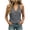 Gray, variant on Women's Tops, Tees & Blouses Classic Casual Sleeveless V-Neck Wrap Tops - Back Pocket for Streetwear Black XXL