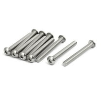 M5x45mm 304 Stainless Steel Button Head Hex Socket Cap Screws Bolts 10pcs