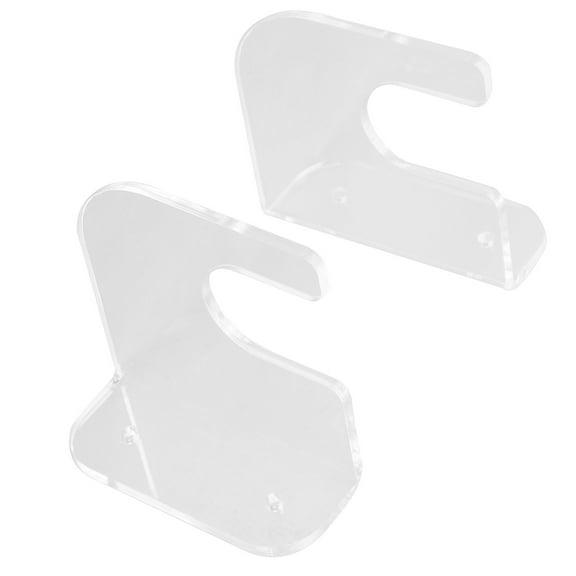 WHAMVOX 1 Pair Skateboard Wall-mounted Hanger Skateboard Rack Acrylic Skateboard Storage Mounted Hangers