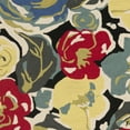 thumbnail image 3 of SAFAVIEH Four Seasons Emely Floral Area Rug, Black/Multi, 2'4" x 4', 3 of 4