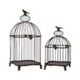 thumbnail image 2 of Woodland Imports 2 Piece Simple and Classy Metal Bird Cage Set, 2 of 2