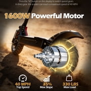 AJOOSOS X750 Electric Scooter, 40 mph Max Speed & 50 Miles Long Range, Foldable E Scooter for Adults, UL2272 Certified