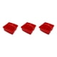 thumbnail image 2 of Inteprter Práctica bandeja de almacenamiento: y segura para todas las pertenencias Cesta de almacenamiento apilable de 3 celdas roja Type1 NO1, 2 of 6
