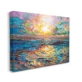 thumbnail image 4 of Stupell Industries Sunset in Mykonos Beach Landscape Painting Gallery Wrapped Canvas Art Print Wall Art, 30 x 24, 4 of 8