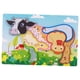 thumbnail image 1 of Rompecabezas de animales de madera, rompecabezas educativo temprano para reconocer animales y combinar formas. Vaca, 1 of 9