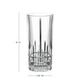 thumbnail image 6 of Spiegelau Perfect Serve Longdrink Glass Set, Set of 4 Highball Cocktail Glasses, European-Made Lead-Free Crystal, Dishwasher Safe, Professional Quality Cocktail Glass Gift Set, 12.3 oz, 6 of 10