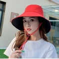 thumbnail image 2 of COCOpeaunt Unisex Summer Foldable Bucket Hat Women Outdoor Sunscreen Cotton Fishing Hunting Cap Men Basin Chapeau Sun Prevent Hats Present, 2 of 6
