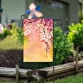 thumbnail image 3 of Watercolor Painting Cherry Blossoms Sakura Floral Spring Flower Seasonal Nature Garden Yard Flag 12"x 18" Double Sided Polyester Welcome House Flag for Patio Lawn Outdoor Home Decor, 3 of 6